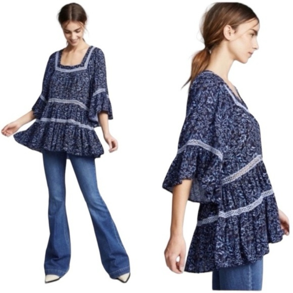 Free People Talk About It Tunic Top size XS - Picture 1 of 10